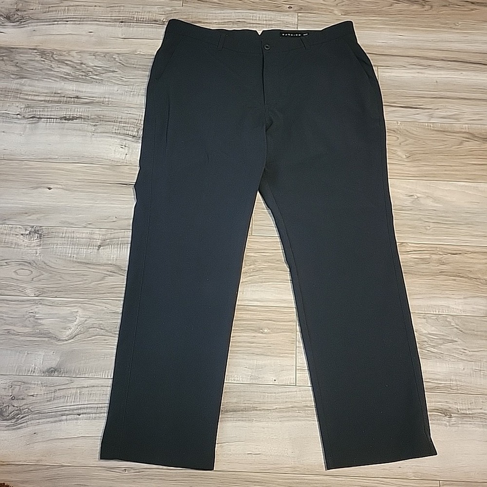 Dunning Golf Pants Mens‎ 38X30 Black  Everbest Performance Chino Straight Legs